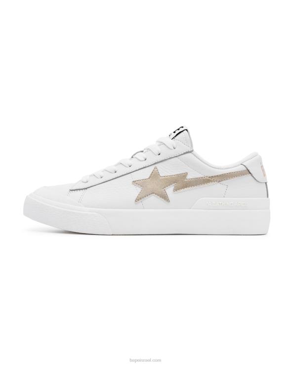 לבן A Bathing Ape 644LV659 גברים מטורף מס' 1