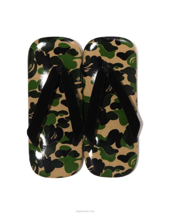 צבא ירוק A Bathing Ape 644LV667 גברים סנדלים יפניים abc camo