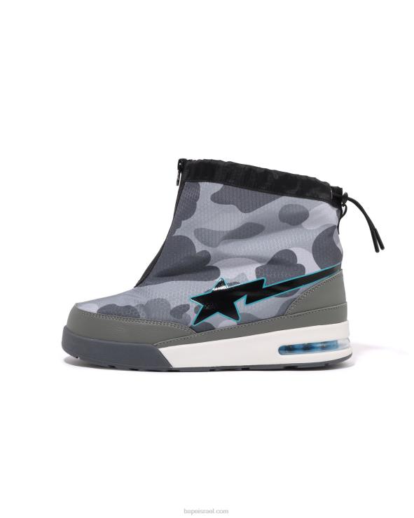 אפור A Bathing Ape 644LV671 גברים חלת דבש camo zip road sta m2