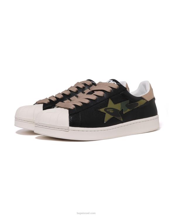 שָׁחוֹר A Bathing Ape 644LV682 גברים גולגולת מס' 1