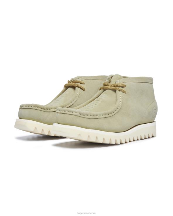 בז' A Bathing Ape 644LV688 גברים זמש manhunt m2