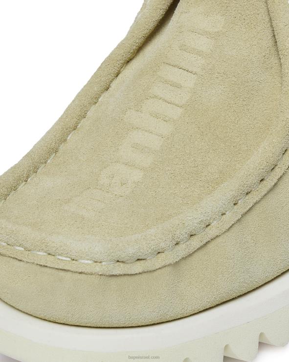 בז' A Bathing Ape 644LV688 גברים זמש manhunt m2