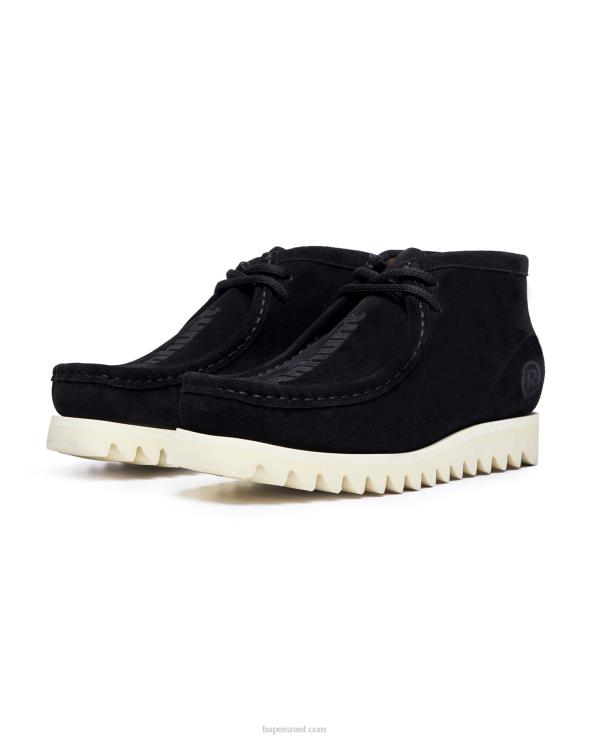 שָׁחוֹר A Bathing Ape 644LV689 גברים זמש manhunt m2