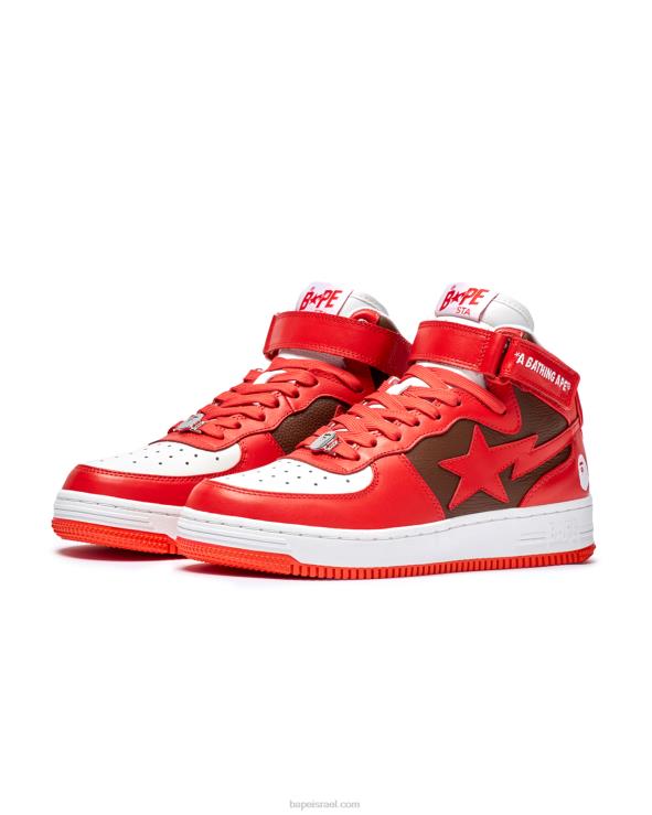 אדום בהיר A Bathing Ape 644LV705 גברים נעלי ספורט mi #2 m2