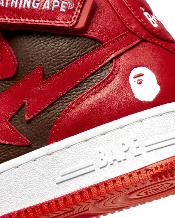 אדום בהיר A Bathing Ape 644LV705 גברים נעלי ספורט mi #2 m2
