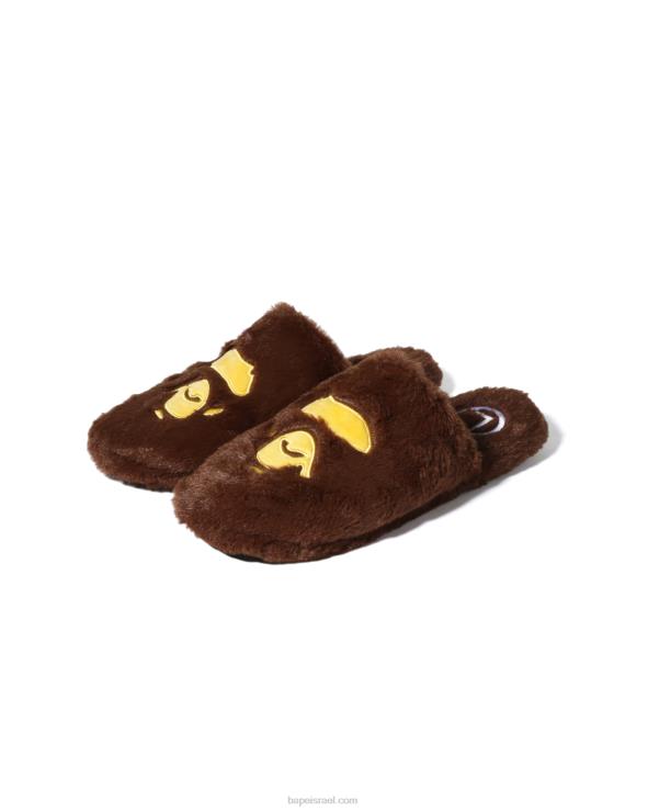 חום A Bathing Ape 644LV711 גברים כפכפי ראש