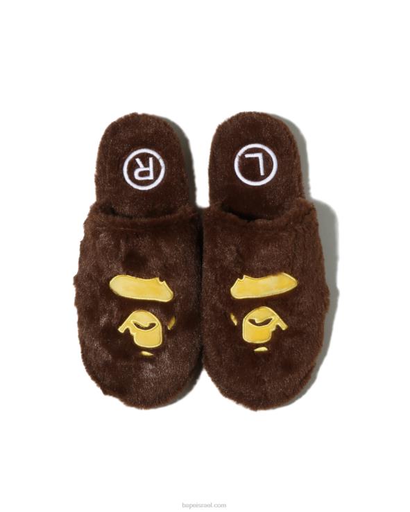 חום A Bathing Ape 644LV711 גברים כפכפי ראש