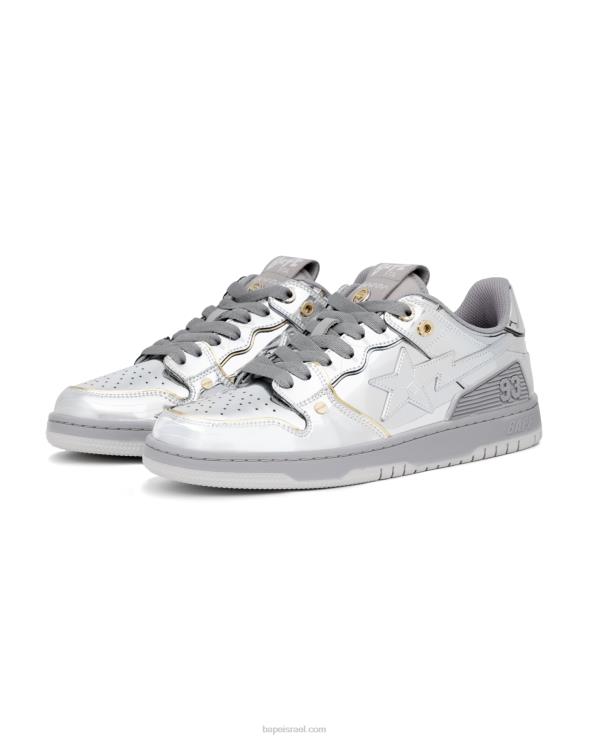 כסף A Bathing Ape 644LV716 גברים x hajime sorayama sk8 sta נעלי ספורט