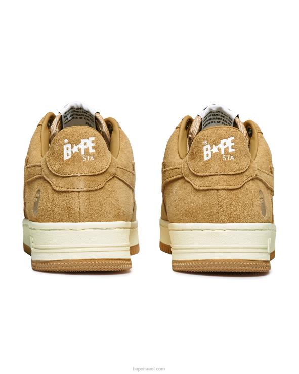 בז' A Bathing Ape 644LV720 גברים נעלי ספורט