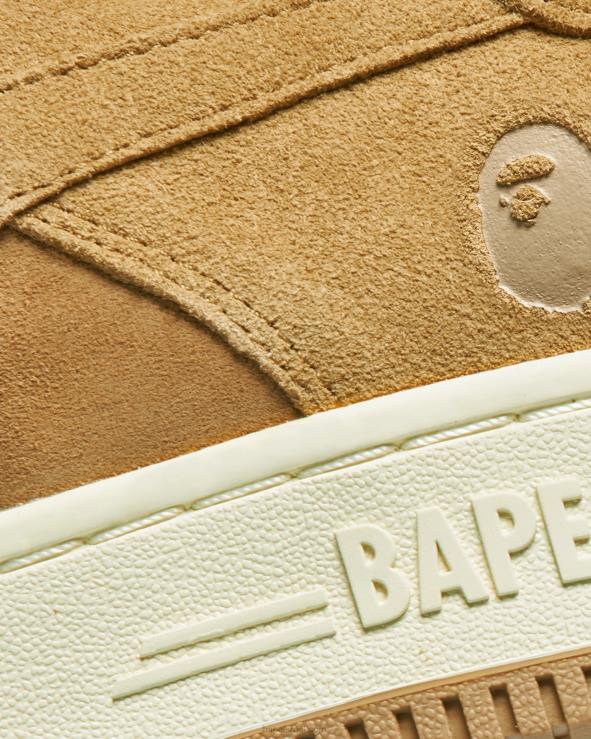 בז' A Bathing Ape 644LV720 גברים נעלי ספורט