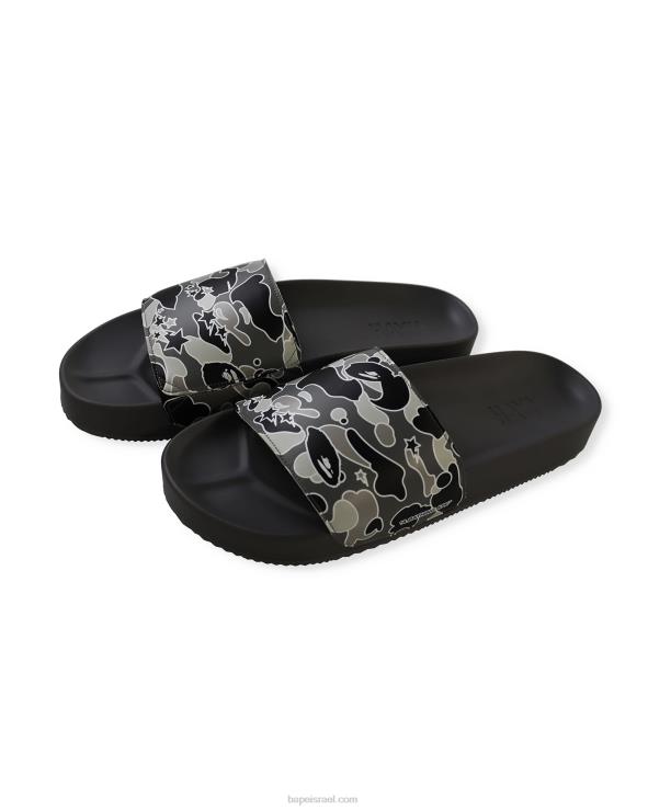 שָׁחוֹר A Bathing Ape 644LV727 גברים סנדלי מגלשה של x hayn sta camo