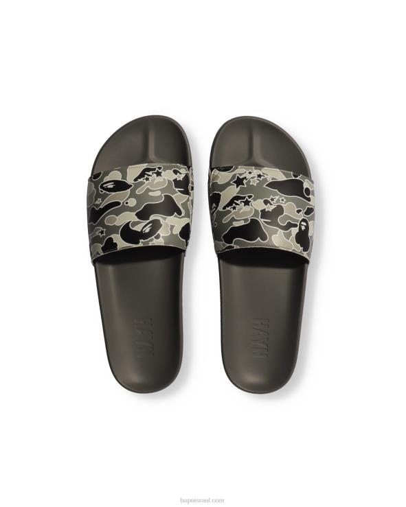 שָׁחוֹר A Bathing Ape 644LV727 גברים סנדלי מגלשה של x hayn sta camo