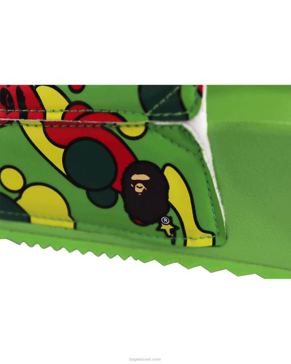 קייס A Bathing Ape 644LV728 גברים סנדלי מגלשה של x hayn sta camo