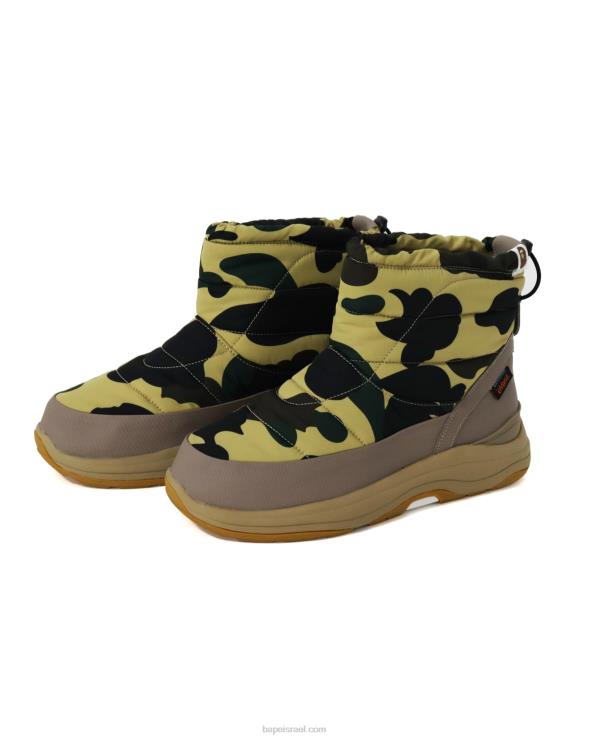 צהוב A Bathing Ape 644LV733 גברים x מגפי קשת של סויקוק