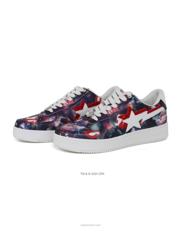 סָגוֹל A Bathing Ape 644LV739 גברים x מכסי הרוחות camo baby milo כפול נמוך