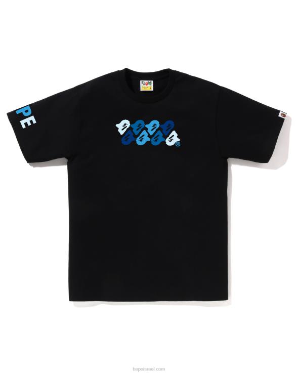 שָׁחוֹר A Bathing Ape 644LV74 גברים abc camo טי