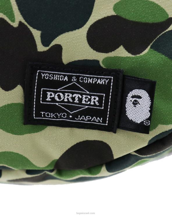צבא ירוק A Bathing Ape 644LV754 גברים תיק כתף מסוג porter abc camo