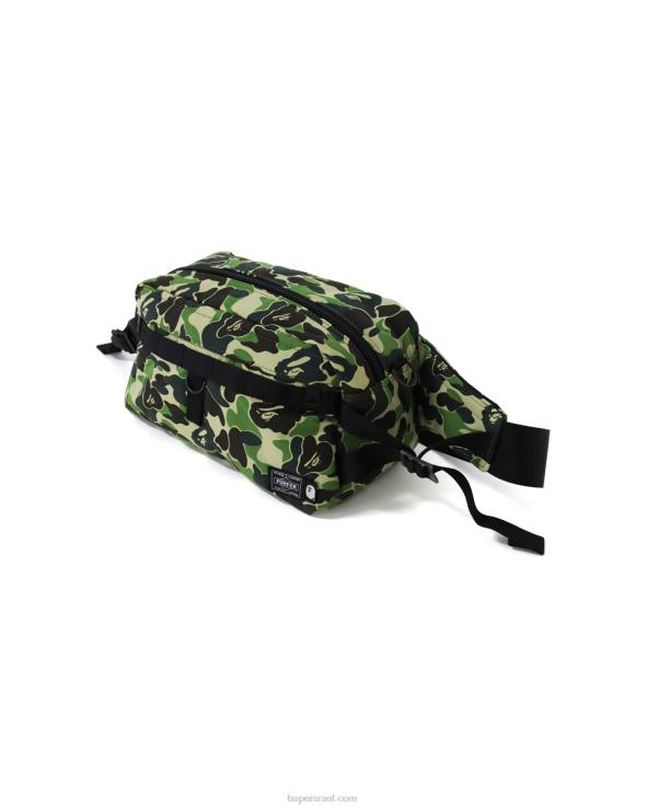 צבא ירוק A Bathing Ape 644LV755 גברים תיק מותן מסוג porter abc camo