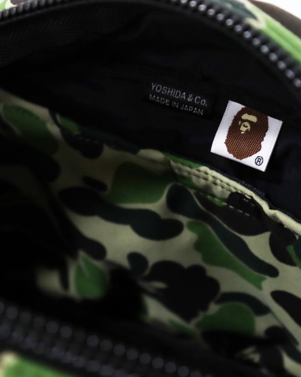 צבא ירוק A Bathing Ape 644LV755 גברים תיק מותן מסוג porter abc camo