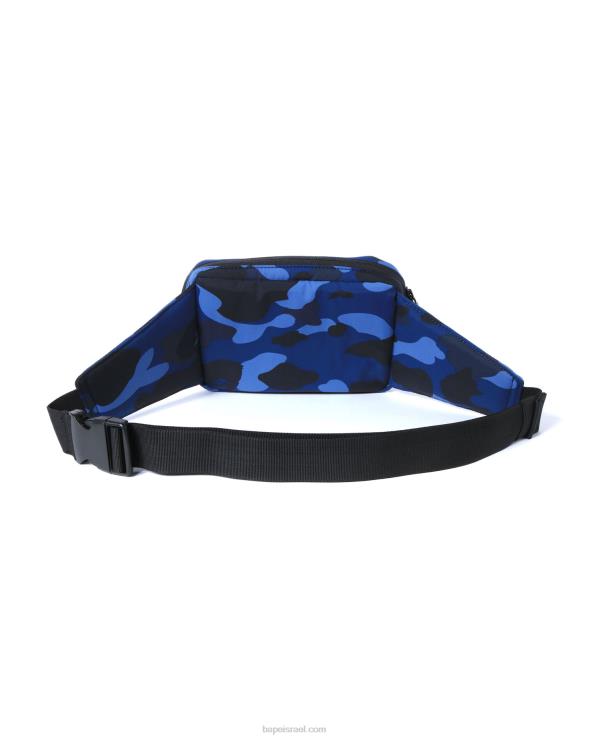 כחול כהה A Bathing Ape 644LV763 גברים תיק מותן בצבע camo