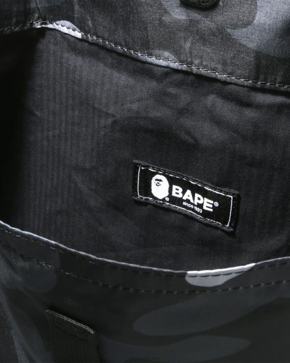 אפור כהה A Bathing Ape 644LV769 גברים תיק כתף קאמו מדורג