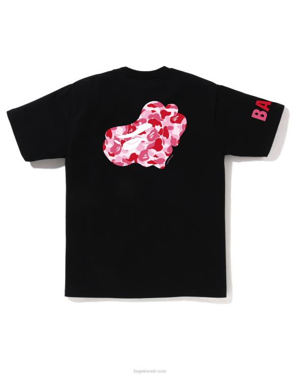 שָׁחוֹר A Bathing Ape 644LV76 גברים abc camo טי