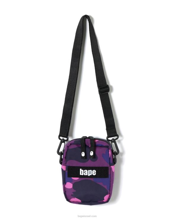 סָגוֹל A Bathing Ape 644LV770 גברים תיק כתף צבאי בצבע camo