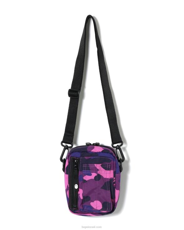 סָגוֹל A Bathing Ape 644LV770 גברים תיק כתף צבאי בצבע camo