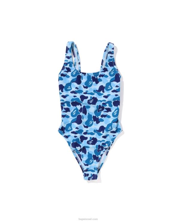 כחול בהיר A Bathing Ape 644LV776 נשים בגדי ים abc camo