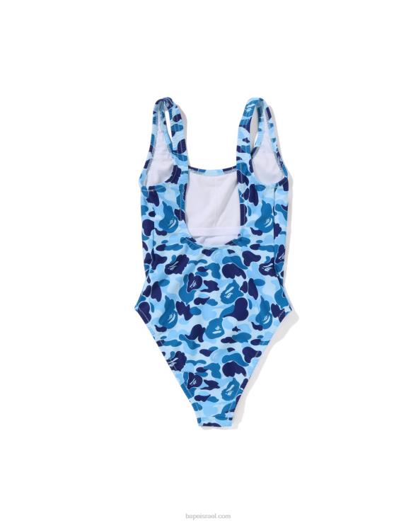 כחול בהיר A Bathing Ape 644LV776 נשים בגדי ים abc camo