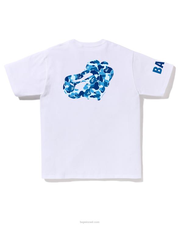 לבן A Bathing Ape 644LV77 גברים abc camo טי
