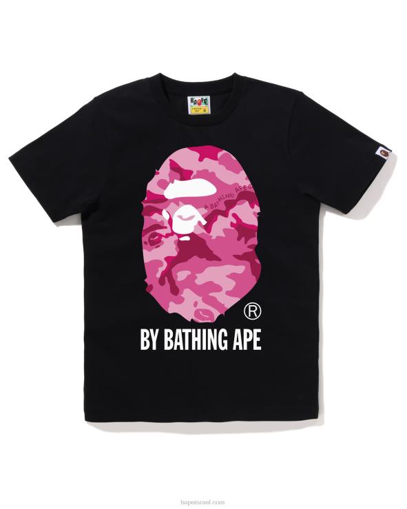 שָׁחוֹר A Bathing Ape 644LV784 נשים Camo יער על ידי טי