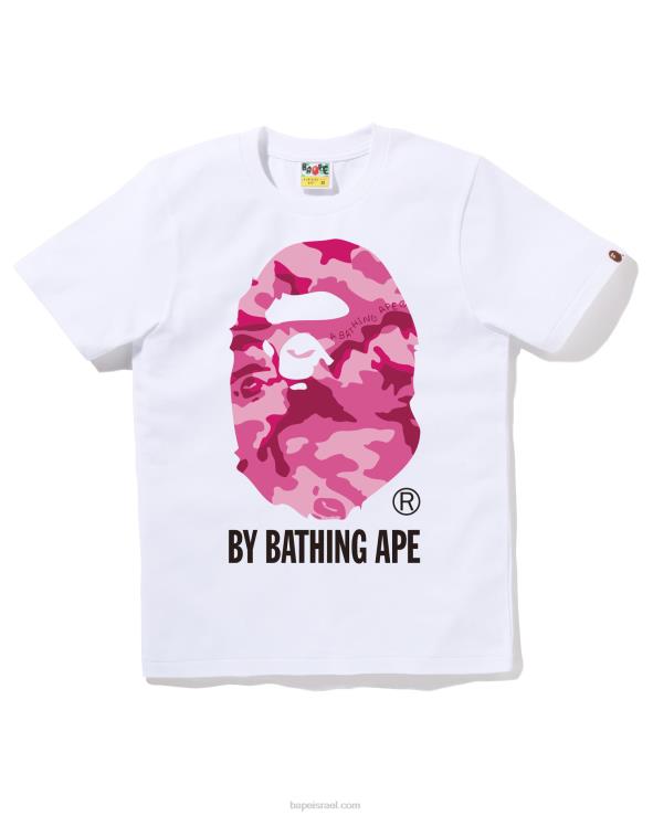 לבן A Bathing Ape 644LV785 נשים Camo יער על ידי טי