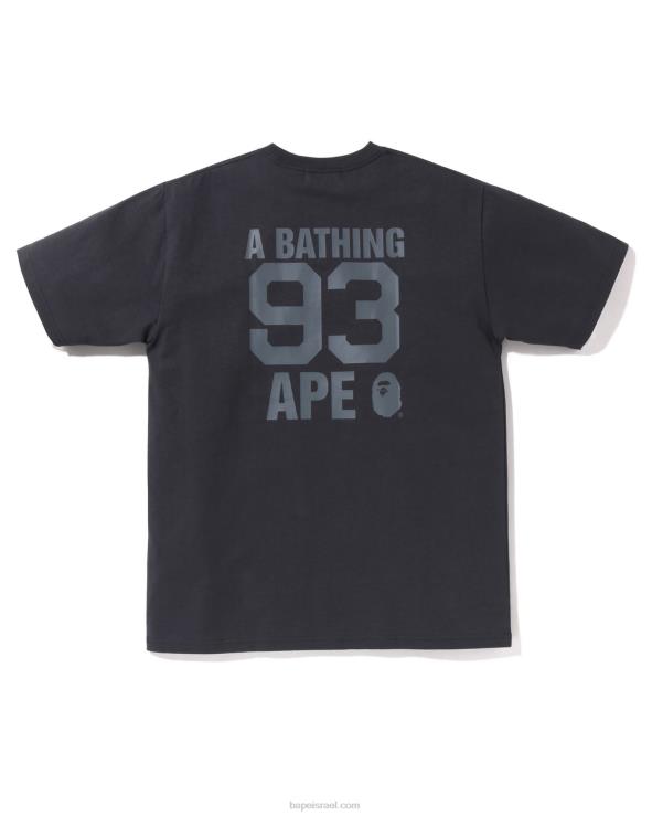 אפור כהה A Bathing Ape 644LV7 גברים טי לוגו