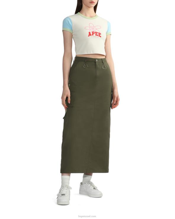 לבן A Bathing Ape 644LV800 נשים חלק עליון גרפי
