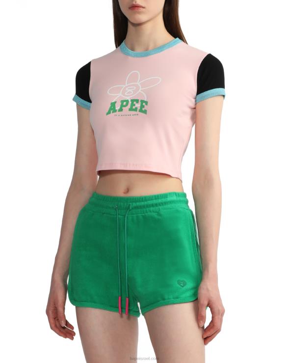וָרוֹד A Bathing Ape 644LV801 נשים חלק עליון גרפי