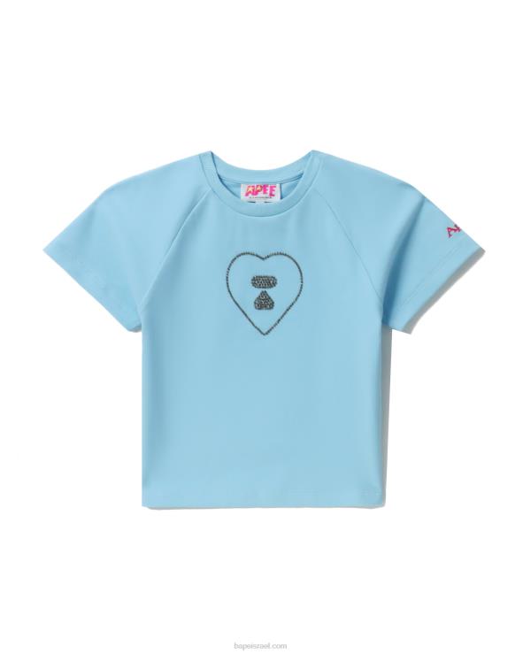 שמים כחולים A Bathing Ape 644LV813 נשים חולצה גרפית מס' 2