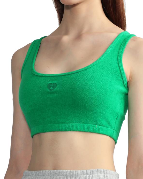 בַּרֶקֶת A Bathing Ape 644LV825 נשים גופיית קרופ מגבת