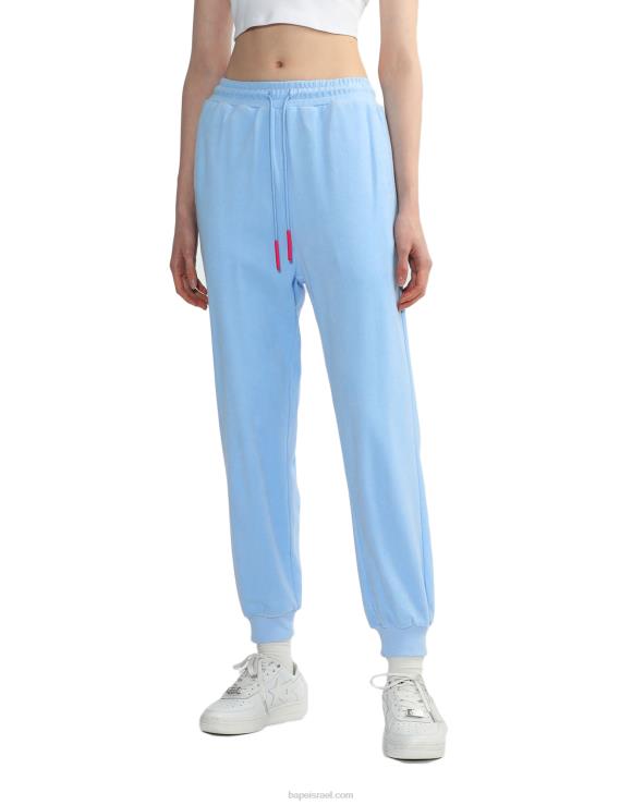 כְּחוֹל A Bathing Ape 644LV841 נשים מכנסי טרנינג מגבות