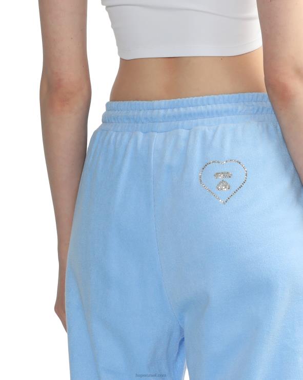 כְּחוֹל A Bathing Ape 644LV841 נשים מכנסי טרנינג מגבות