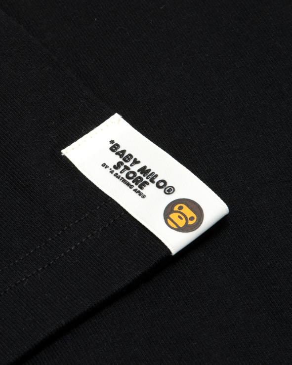 שָׁחוֹר A Bathing Ape 644LV855 נשים טי בייבי מילו