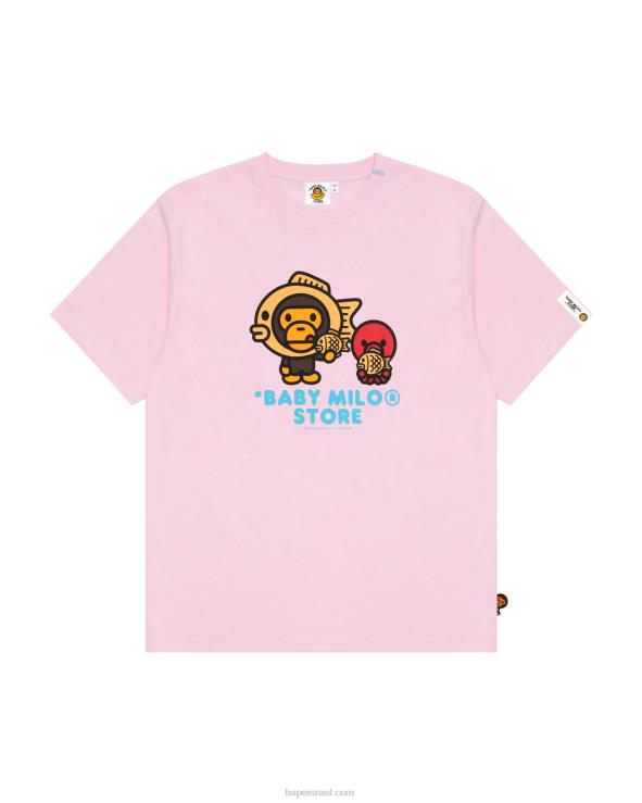 וָרוֹד A Bathing Ape 644LV861 נשים חולצה גרפית של בייבי מילו