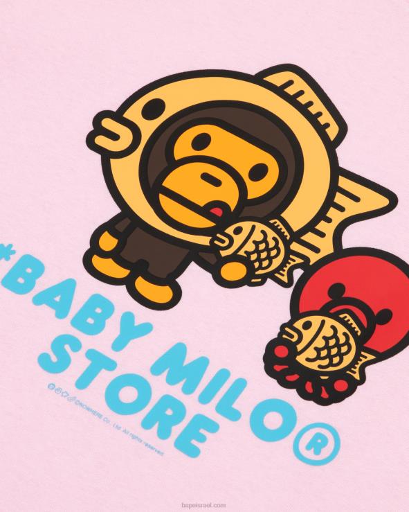 וָרוֹד A Bathing Ape 644LV861 נשים חולצה גרפית של בייבי מילו