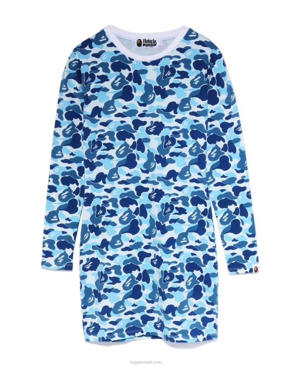 כְּחוֹל A Bathing Ape 644LV862 נשים abc camo bodycon