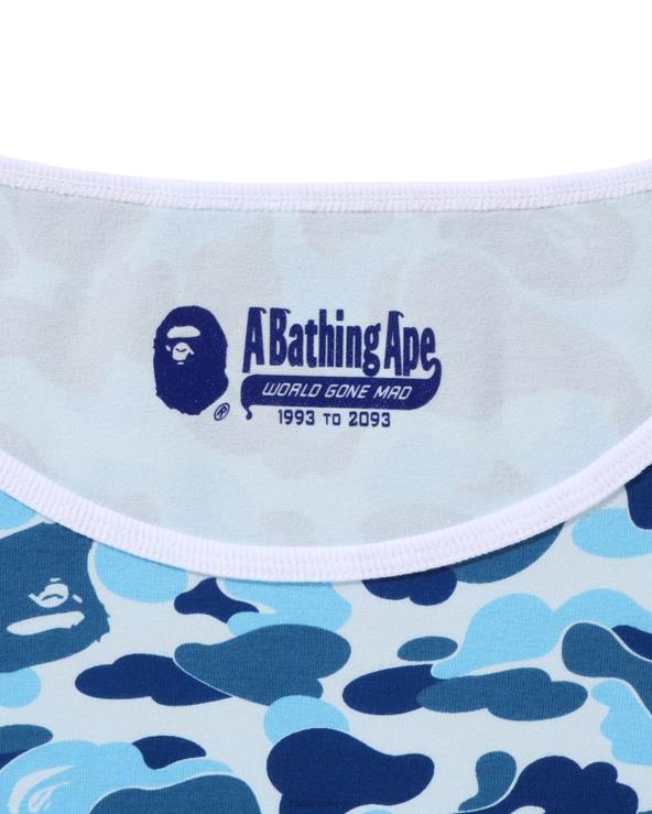 כחול בהיר A Bathing Ape 644LV864 נשים abc camo טי