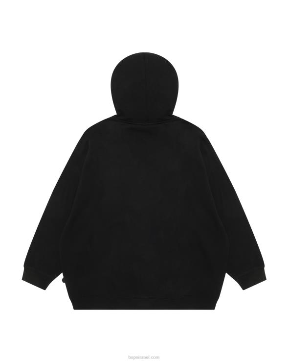 שָׁחוֹר A Bathing Ape 644LV868 נשים קפוצ'ון בייבי מילו