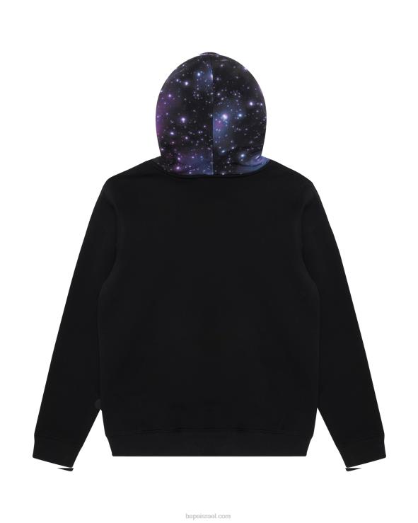 שָׁחוֹר A Bathing Ape 644LV871 נשים קפוצ'ון בייבי מילו
