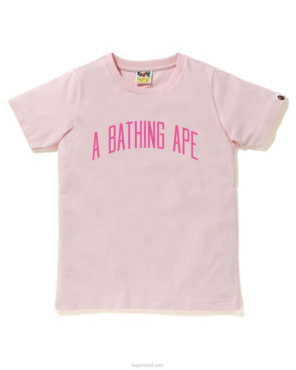 וָרוֹד A Bathing Ape 644LV891 נשים טי מכתבים