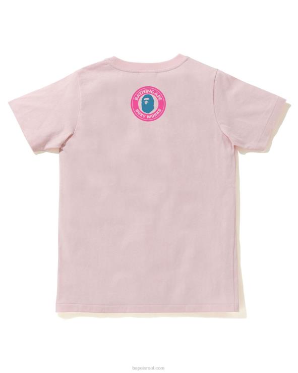 וָרוֹד A Bathing Ape 644LV891 נשים טי מכתבים