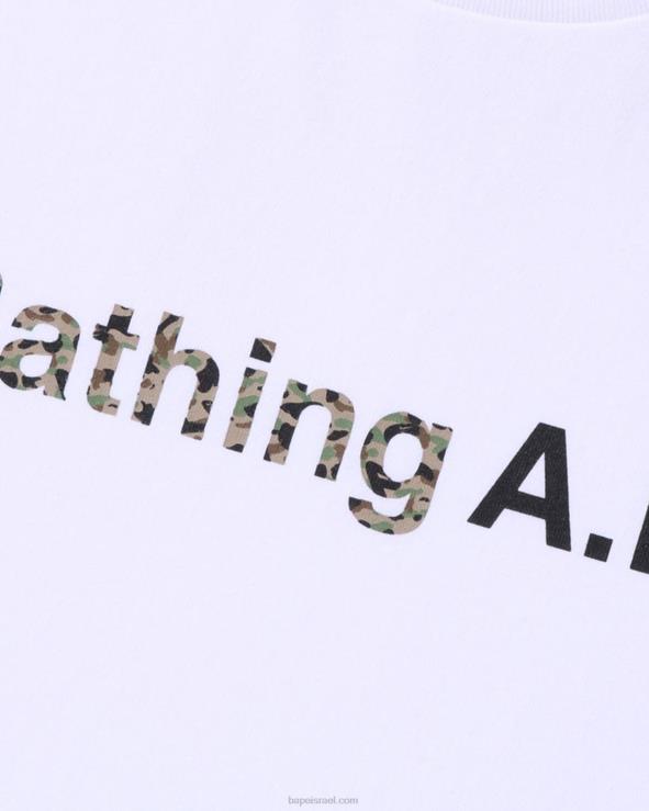לבן A Bathing Ape 644LV901 נשים x a.p.c. טי רחב